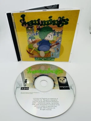 Lemmings | Panasonic 3DO 1993 | DISC & MANUAL - Image 1 of 4