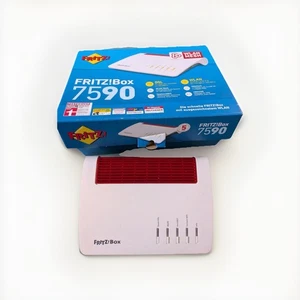 AVM FRITZBox 7590 DSL Modem und High End WLAN Router AC+N DECT Basis 800Mbit/s G - Bild 1 von 1