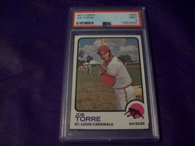 Joe Torre 1973 Topps #450 PSA 9 Foto 1 de 2