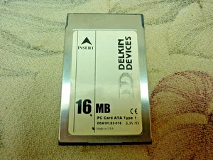 Belden Model DDA1FLS2-016 PC Card ATA Type 1 - 16MB PCMCIA card - Picture 1 of 2