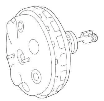 POWER BRAKE BOOSTER 2124302030 2010-2013 MERCEDES-BENZ E350 Foto 1 de 4
