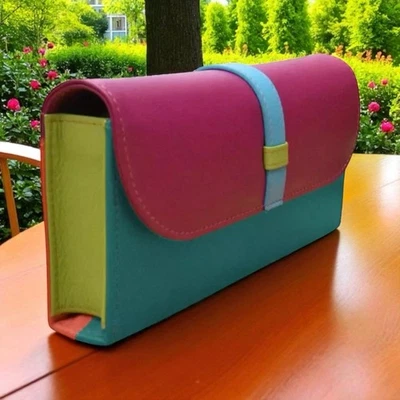 Estuche para gafas de cuero estructurado ILI 6570 Foto 1 de 4