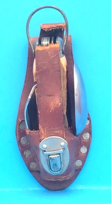 VINTAGE NIPPO - SWISS POCKET KNIFE / CAMPING MULTI SURVIVAL TOOLS W-LEATHER CASE - Image 1 of 4