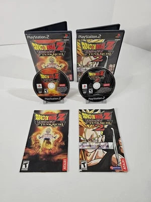 Dragon Ball Z Budokai Tenkaichi 1 & 2 Bundle (PS2) CIB Complete - Tested - Image 1 of 4