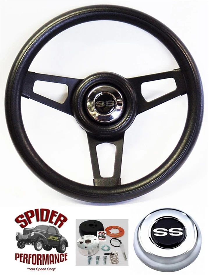 1967-1968 Chevrolet SS black steering wheel 13 3/4" GT SPORT II - Image 1 of 4