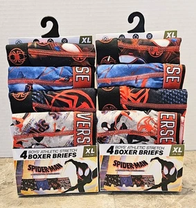Juego de 2 calzoncillos boxer atléticos/ropa interior Spider-Man para niños talla XL (14-16) - Imagen 1 de 3