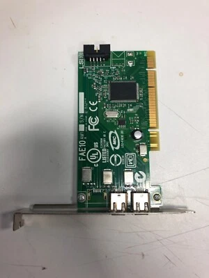 Dell H924H Dual Port IEEE-1394 PCI FireWire Controller Card 0H924H - Image 1 of 3