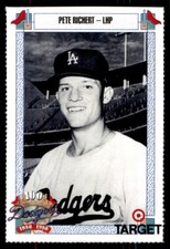 1990 TARGET DODGERS #665 PETE RICHERT LOS ANGELES DODGERS