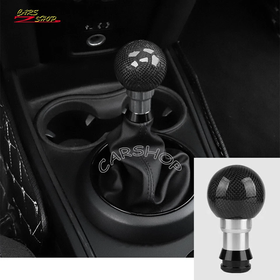 Bota de palanca de palanca de cambios de fibra de carbono para Mini Cooper R55 R56 R57 F58 F55 F56 Foto 1 de 4