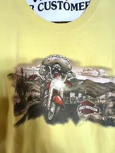 Vintage Harley Davidson L Tee,Sombrero Motorcycle, Barnett HD El Paso Texas - Picture 1 of 7