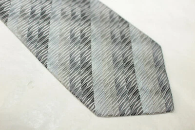 Gravata de seda TRUSSARDI feita na Itália F69521 - Imagem 1 de 4