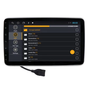10.1'' Android 10 Car Radio Single 1DIN Touch Screen GPS Wifi MP5 Player - Picture 1 of 12