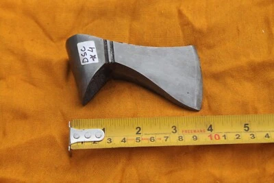 Antigua cabeza de hacha de hierro tradicional mughal rajput vintage sin hacha tabbar dsc-04 Foto 1 de 4