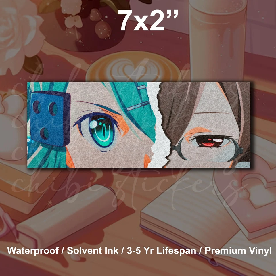 Asuna Yuuki Asada Shino Sword Art Online Anime Vinyl Sticker Waterproof - Image 1 of 2