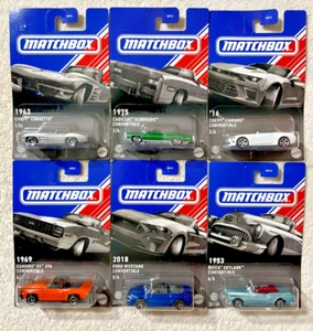 2024 MATCHBOX AMERICAN CONVERTIBLES SET OF 6 **NEW** - Picture 1 of 11