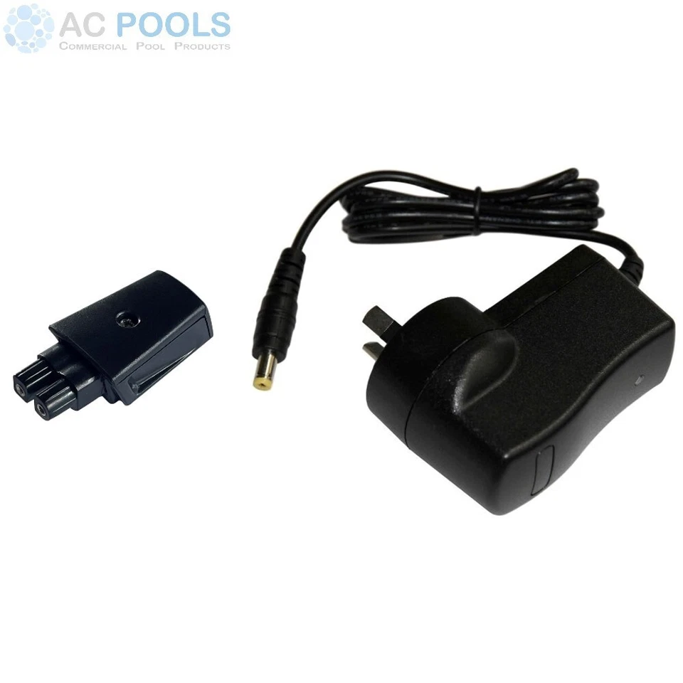 Aspiradora de piscina recargable Kokido Voltera 105 - Enchufe de carga y adaptador Foto 1 de 1