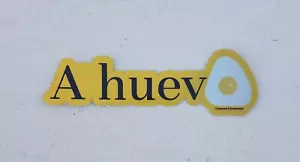 A Huevo Holographic Sticker, Mexican, Sticker, Decal, Laptop Sticker - Picture 1 of 3