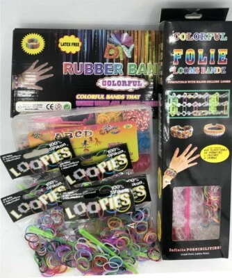 Loom Set 3.000 Bands Loops Gummibänder Armband 2x Webrahmen Bandz Loop Looms - Bild 1 von 4