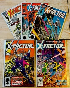 X-Factor #1-5 🔑🔥 (Marvel Comics February 1986) (VF/NM) - Picture 1 of 6
