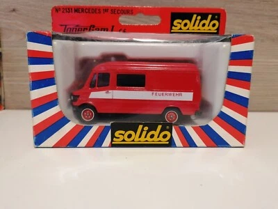 SOLIDO 2131 MERCEDES 407D 1er SECOURS FEUERWEHR 1:50 MADE IN FRANCE - Immagine 1 di 4