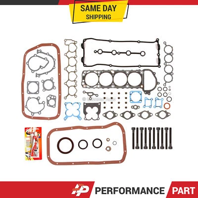 Juego completo de juntas pernos de cabeza para 98-04 Nissan Frontier Xterra 2,4 L DOHC KA24DE Foto 1 de 4