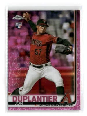 2019 Topps Chrome Update - #19 - Jon Duplantier Pink Refractor - Diamondbacks - Image 1 of 2