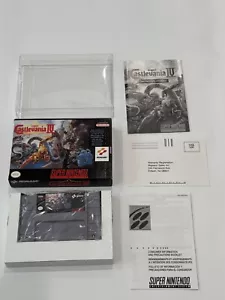 SUPER CASTLEVANIA IV Super Nintendo SNES Game Complete In Box Mint Authentic! - Picture 1 of 23