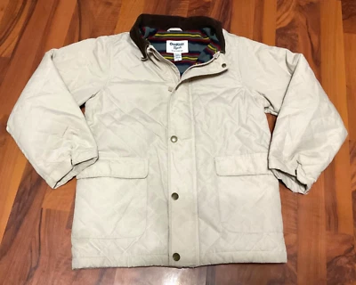 OshKosh B'Gosh Child's Quilted Fleece Blanket lined Barn Chore Jacket Sz 12 - Image 1 of 4