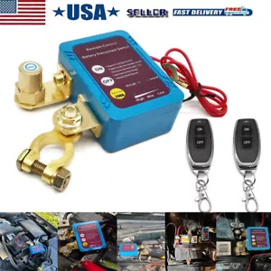 Remote Control Car Battery Switch Disconnect Power Kill Master Isolator Cut Off - Foto 1 di 9