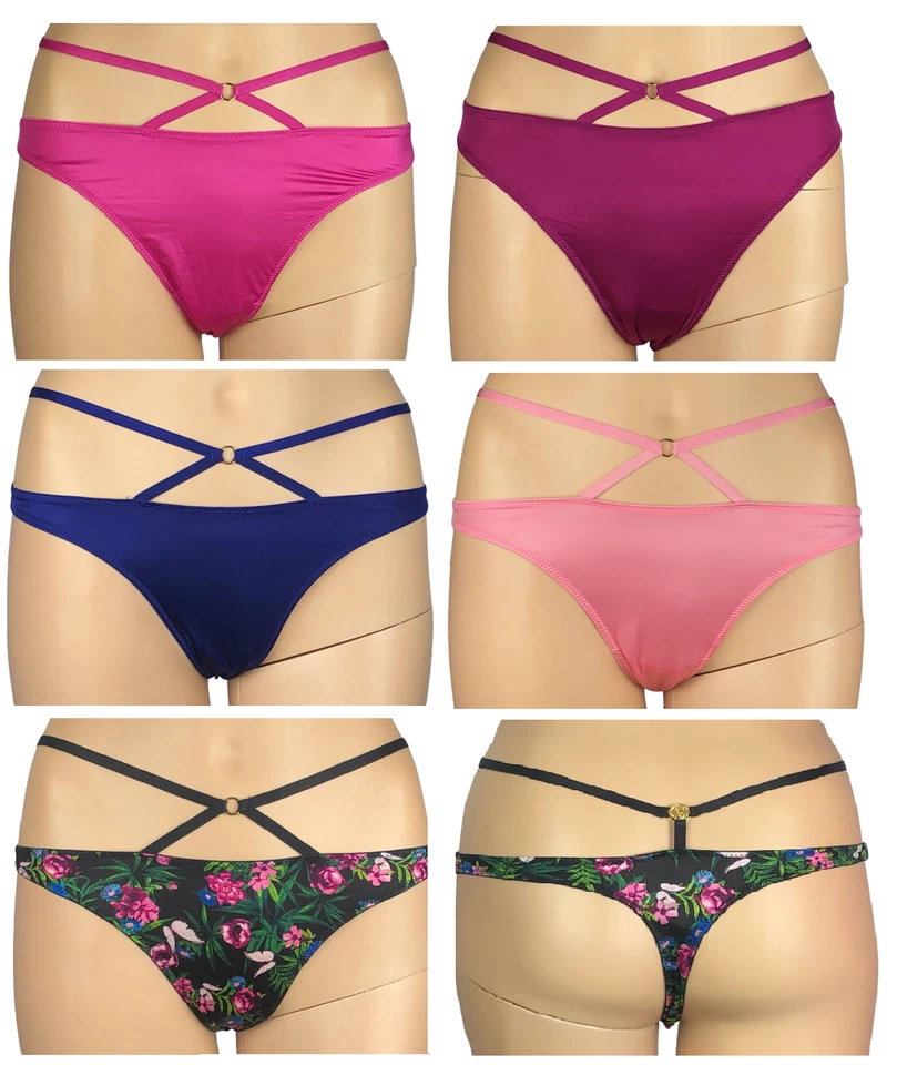 VICTORIA'S SECRET VERY SEXY SO OBSESSED STRAPPY THONG PANTY XS S M L XL NWT - Image 1 of 1