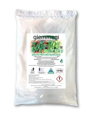 ZOLFO 80 MICRONIZZATO IN POLVERE BAGNABILE CORRETTIVO 10 kg (5kgx 2)