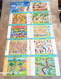 Vintage EYE GLUE GEOPACK 19 Game Double Sided Cards 1994 - Picture 1 of 10