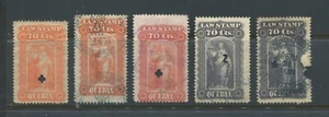 Quebec Law stamps various used to 80 cents - Picture 1 of 1