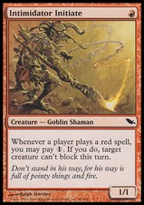 Magic the Gathering MTG Intimidator Initiate (96) Shadowmoor   LP