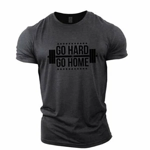T-shirt personalizzata uomo abbigliamento sportivo fitness allenamento muscolare palestra collo rotondo - Foto 1 di 7