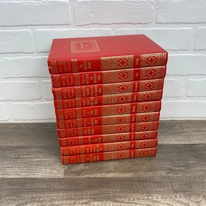 10er Set Worlds Greatest Literature Fountain Press Hardcover Rot Gold Klassiker - Bild 1 von 17