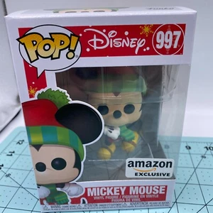 Funko Pop! Vinyl Figure - Disney #997 - Mickey Mouse [Holiday] - Amazon Excl - Picture 1 of 7