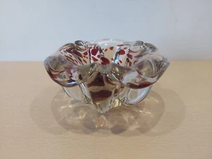 Soviet Beautiful glass vase ashtray. Made in USSR. Soviet Union. Original. 6 - Picture 1 of 18
