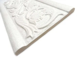 Fliesenbordüre 30x15 cm Fliesen Bordüren Listelo Tabara gris hellgrau rustikal - Bild 1 von 3