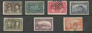 CANADA SG188-94 the 1908 Qubec set to 15c,fine/very fine used cat £295 - Picture 1 of 2