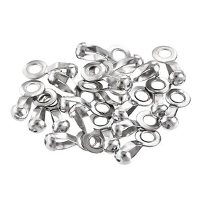 Ball Chain Connector 3mm 3.2mm Hole Pull Loop Link Stainless Steel 20pcs - Picture 1 of 6