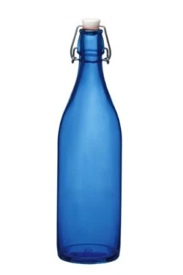Bormioli Rocco Giara Bottle, 33.75-Ounce, Blue - Image 1 of 3