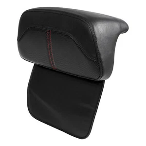Red Stitching Passenger Backrest Pad Fits For Harley Touring Road Glide 2014-up - Imagen 1 de 3