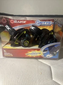 Razor Jetts Heel Wheels- Black/Green, Skate Shoes with Wheels for Kids Ages 8+ - Picture 1 of 2