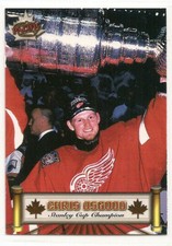 CHRIS OSGOOD 1998-99 Pacific Trophy Winners Insert #8 Detroit Red Wings