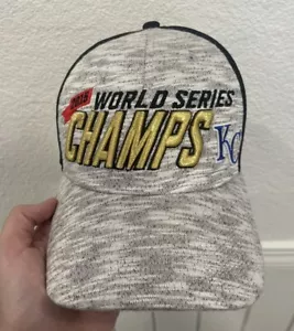 Kansas City Royals New Era 2015 World Series Champions One Size OSF 39THIRTY HAT - Picture 1 of 8