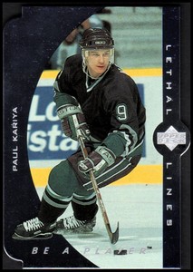 1995-96 Be A Player Lethal Lines #LL10 Paul Kariya - NM-MT