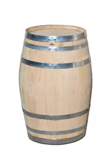 Kastanienfaß, Holzfaß, Fass, Regentonne, Weinfaß, Regenfaß, Deko Fass, NEU 100 L - Bild 1 von 8