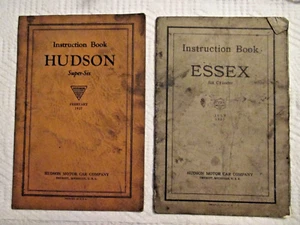 VINTAGE ESSEX AND HUDSON INSTRUCTION BOOKS. TWO BOOKS. (LOT 125) - Picture 1 of 7