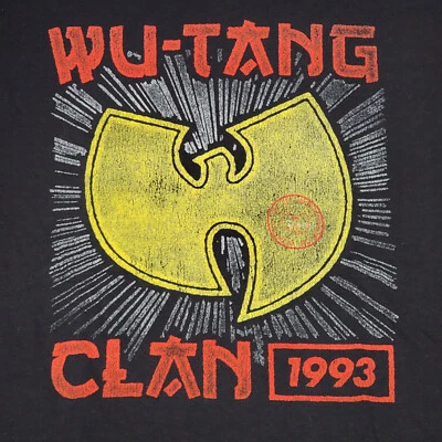 Wu Tang Clan Shirt Mens Extra Large XL Black Hip Hop RAP RZA ODB Ghostface NWT - Image 1 of 4